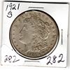 Image 1 : 1921S PLAIN MORGAN SILVER DOLLAR