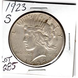 1923S PEACE SILVER DOLLAR