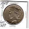 Image 1 : 1925S PEACE SILVER DOLLAR