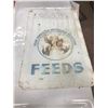 Image 1 : QUAKER FEED SIGN (FADED) 35"X22"