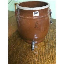 5 GAL WATER COLLER - MEDALTA, NO CRACKS