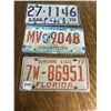 Image 1 : 3 - 1970 USA PLATES