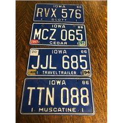 4 - IOWA PLATES