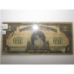 1917 $1.00 BILL