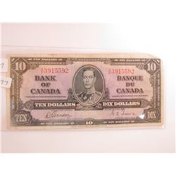 1937 $10.00 BILL