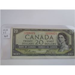 1954 DEVILS FACE $20.00 BILL