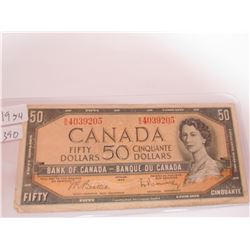 1954 $50.00 BILL