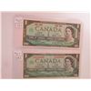 Image 1 : PAIR OF 1907 $1.00 BILLS, 1 WITH SERIAL NUMBER, 1 WITHOUT