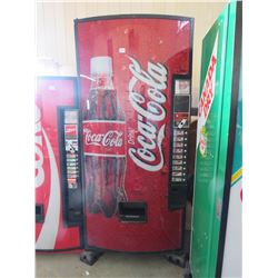 COKE VENDING MACHINE MODEL: RVCC804-9 NO COIN MECHANISM