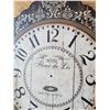 Image 2 : LARGE ANTIQUE STYLE CLOCK FACE, 30", NO CLOCK MECHANISM, NOT OLD