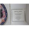 Image 3 : W.L.George China- "Parrot Tulips"Decorative Plate with Authenticity (Plate # 1282B)
