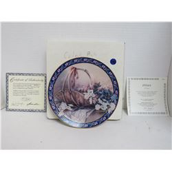 W.L. George China "Irises" with Authenticity (3122C)