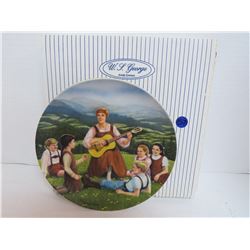 W.L. George China " The Sound of Music-Do-Re-Mi" decorative plate-7170F