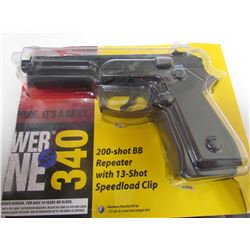 POWERLINE REPEATER 340, 200 SHOT BB REPEATER W/ 13 SHOT SPEED LOAD CLIP