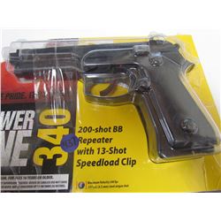 POWERLINE REPEATER 340, 200 SHOT BB REPEATER W/ 13 SHOT SPEED LOAD CLIP