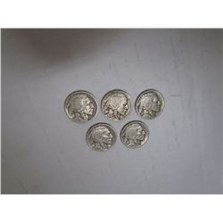 LOT OF 1936 & 1923 BUFFALO NICKLES