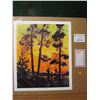 Image 1 : TOM THOMPSON, GROUP OF SEVEN, LTD EDITION PRINT. "TREES AT SUNSET" 82/777