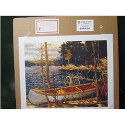TOM THOMPSON, GROUP OF SEVEN, LTD EDITION PRINT, "THE CANOE" 598/777