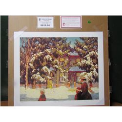 LAWREN HARRIS, GROUP OF SEVEN LTD EDITION PRINT, "WINTER AFTERNOON" 571/777