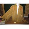 Image 4 : AUTHENTIC NATIVE AMERICAN HAND BEADED LEATHER JACKET