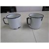 Image 3 : ENAMEL WARE DOUBLE BOILER AND 2 CUPS
