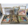 Image 1 : LOT OF VINTAGE PICTURES AND FRAMES