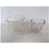Image 1 : FIREKING (1C) & PYREX (2C) MEASURING CUPS