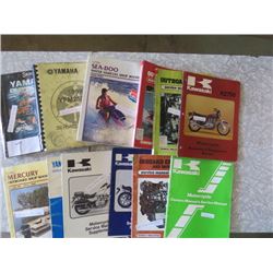 Lot Of Manuals Yamaha,Outboard,Inboard,Sea-Doo,Kawasaki,Westerbeke +Yanmar