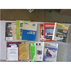 Lot Of Manuals Yamaha,Sea Doo,Inboard,Outboard,Kawasaki,Cat,MacDon,Mercury