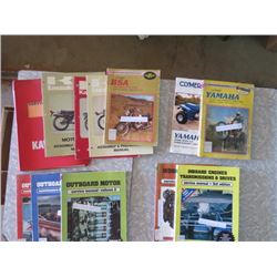 Lot Of Manuals -Kawasaki,Outboard,Yamaha,Mercury