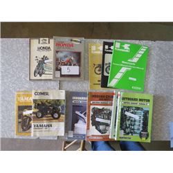 Lot of Manuals Inboard,Outboard,Kawasaki,Honda,Yamaha