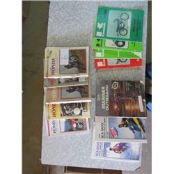 Lot Of Manuals Honda,Mariner,Sea-Doo,Kawasaki