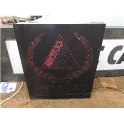 ARCTIC CAT FIBRE OPTIC LIGHT UP SIGN