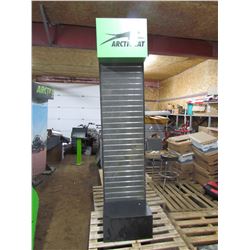ARCTIC CAT PRODUCT DISPLAY, SLAT WALL, 10' TALL
