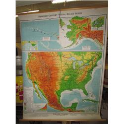VINTAGE MAP OF THE USA