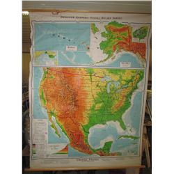 VINTAGE MAP OF THE UNITED STATES