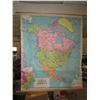 Image 1 : VINTAGE MAP OF NORTH AMERICA