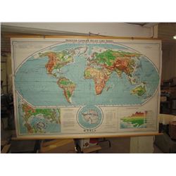 VINTAGE WORLD MAP