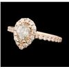 Image 1 : 1.18 ctw Diamond Ring - 14KT Rose Gold