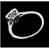 Image 3 : 1.11 ctw Diamond Ring - 18KT White Gold