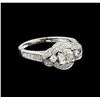 Image 1 : 14KT White Gold 1.72 ctw Diamond Ring