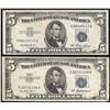 Image 1 : Set of (2) 1953 $5 Silver Certificate Notes