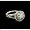 Image 1 : 1.18 ctw Diamond Ring - 14KT White Gold