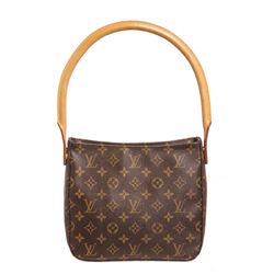 Louis Vuitton Monogram Canvas Leather Looping MM Shoulder Bag