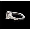 Image 3 : 18KT White Gold 1.42 ctw Diamond Ring