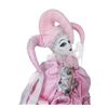 Image 3 : Christmas Harlequin Doll with Hand-Painted Porcelain Head & Hands with Soft Body