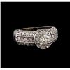 Image 1 : 1.28 ctw Diamond Ring - 14KT White Gold