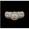 Image 2 : 1.28 ctw Diamond Ring - 14KT White Gold