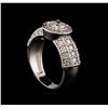 Image 4 : 1.28 ctw Diamond Ring - 14KT White Gold