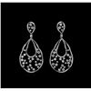 Image 1 : 2.19 ctw Diamond Earrings - 14KT White Gold